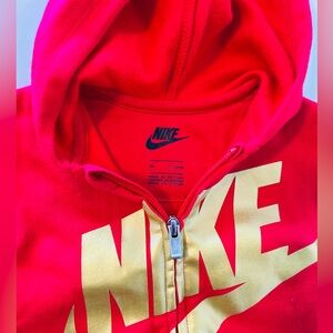 Nike Metallic Check Onesie Hoodie 3M Baby Althleisure